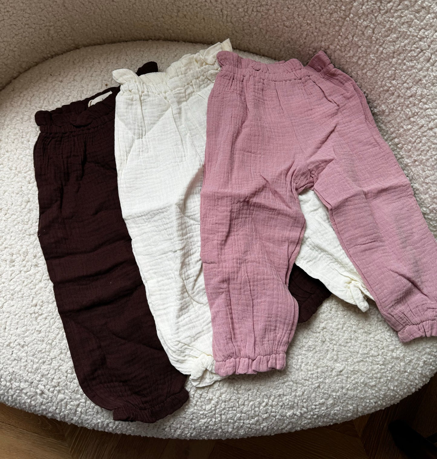 Pantalon en gaze de coton