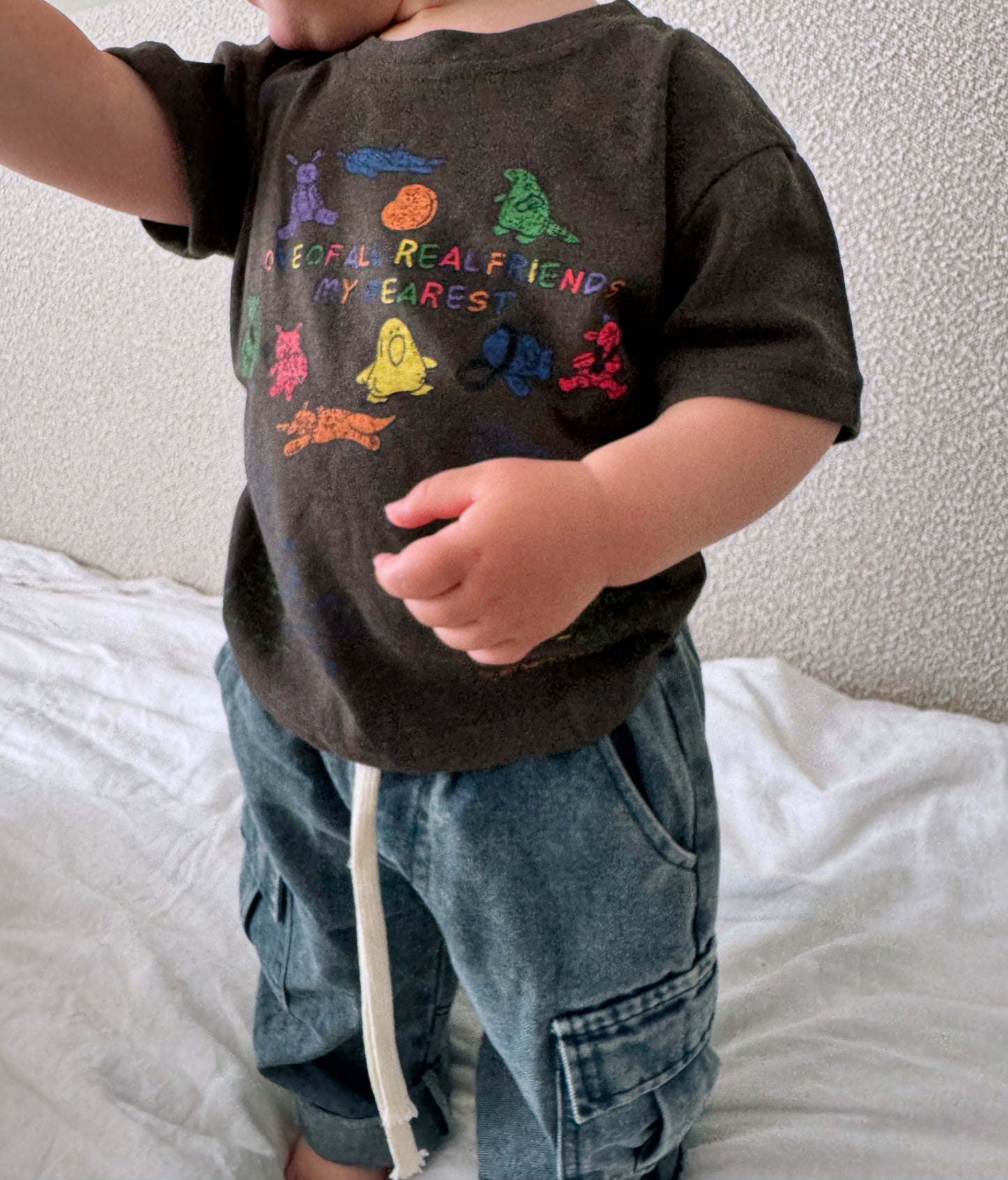 T-shirt - REALFRIENDS - Gris foncé