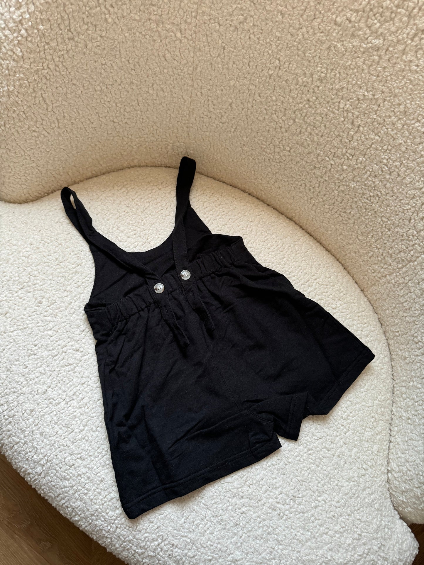 Combi-short unisexe - Noir