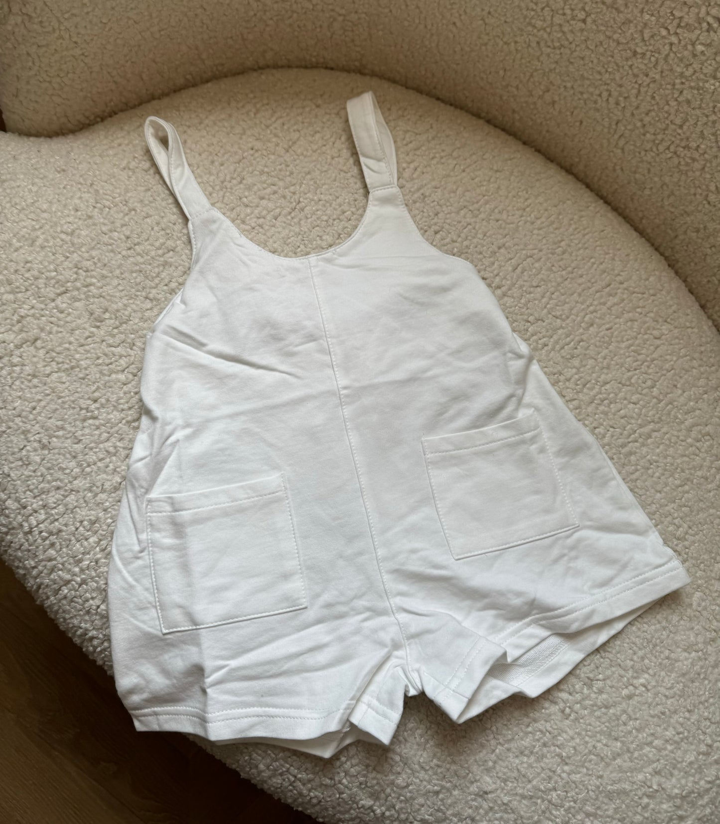 Combi-short unisexe - Blanc