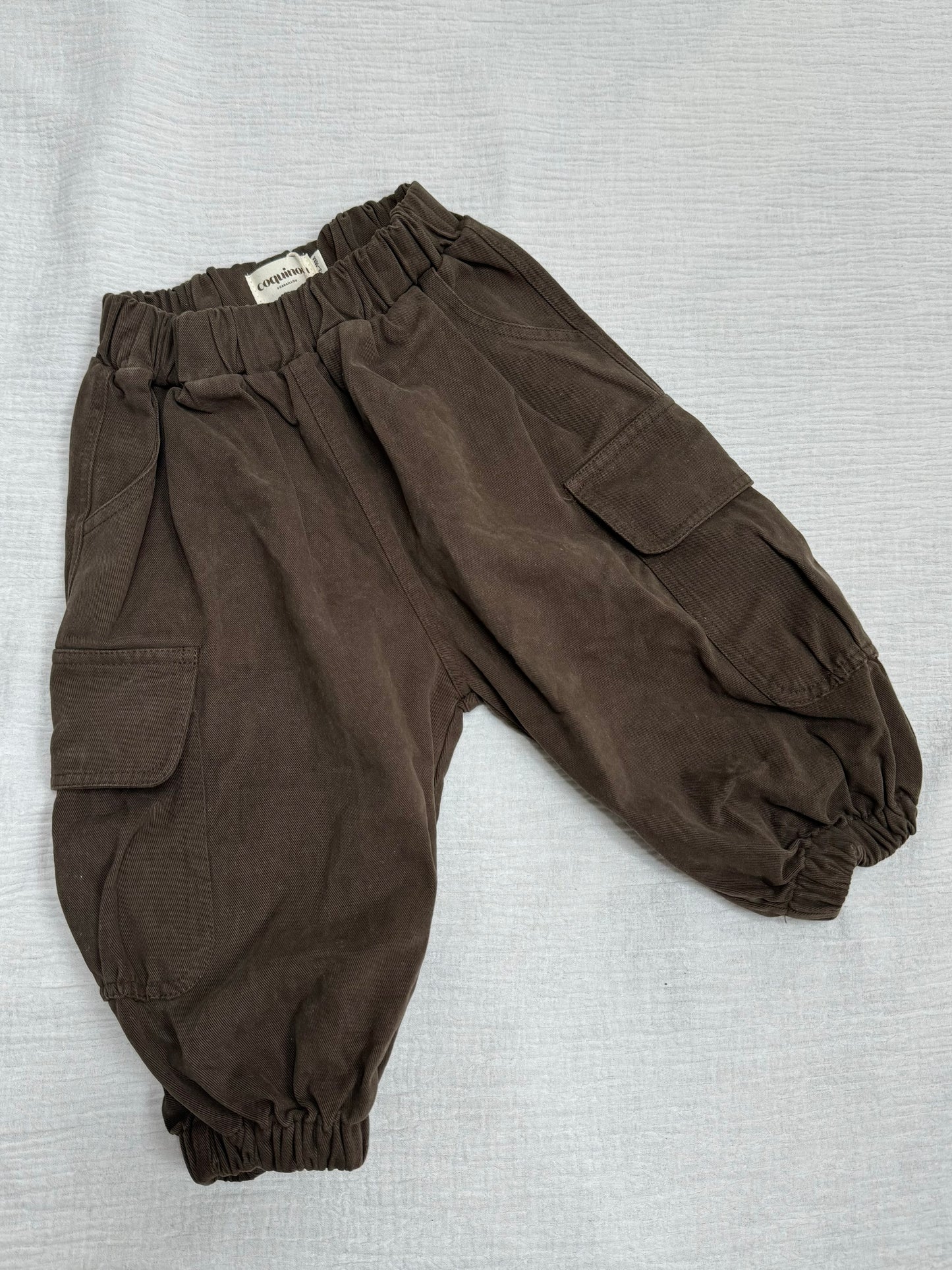 Pantalon Cargo - Marron