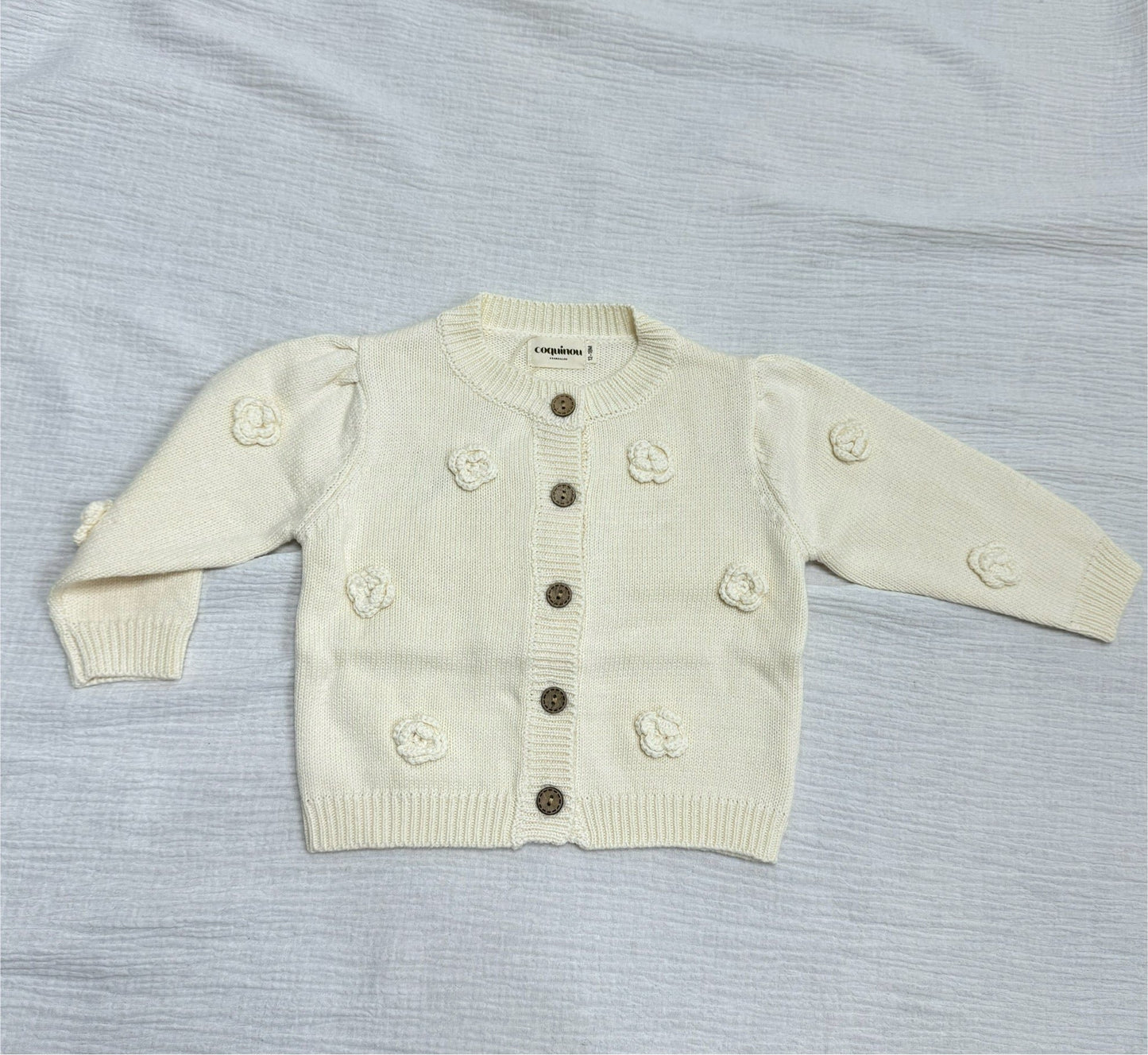Gilet ROSE - Blanc écru