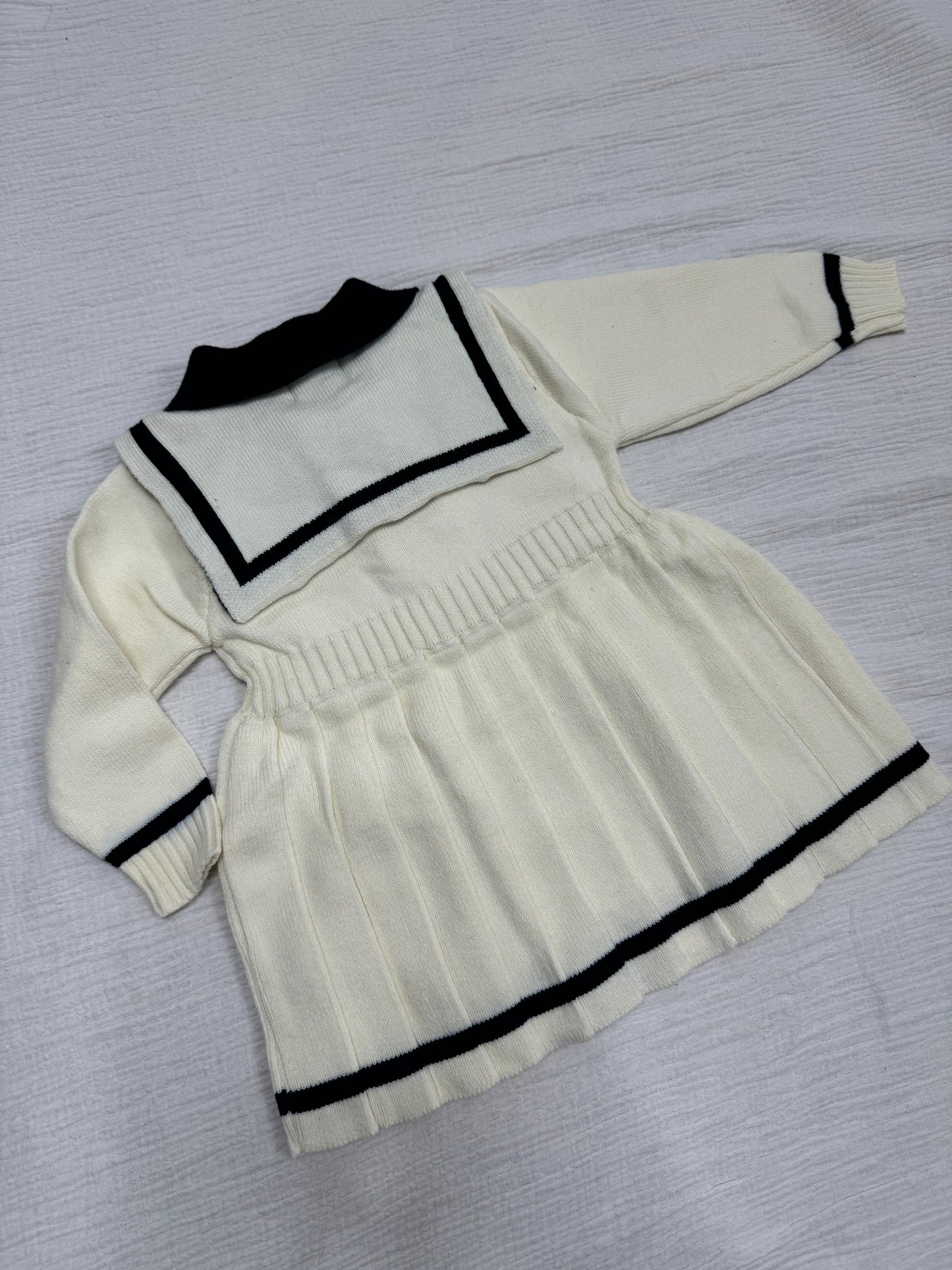 Robe MARINE - Blanche