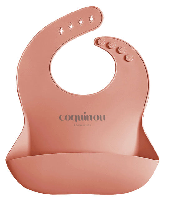 Bavoir en silicone (plusieurs coloris)