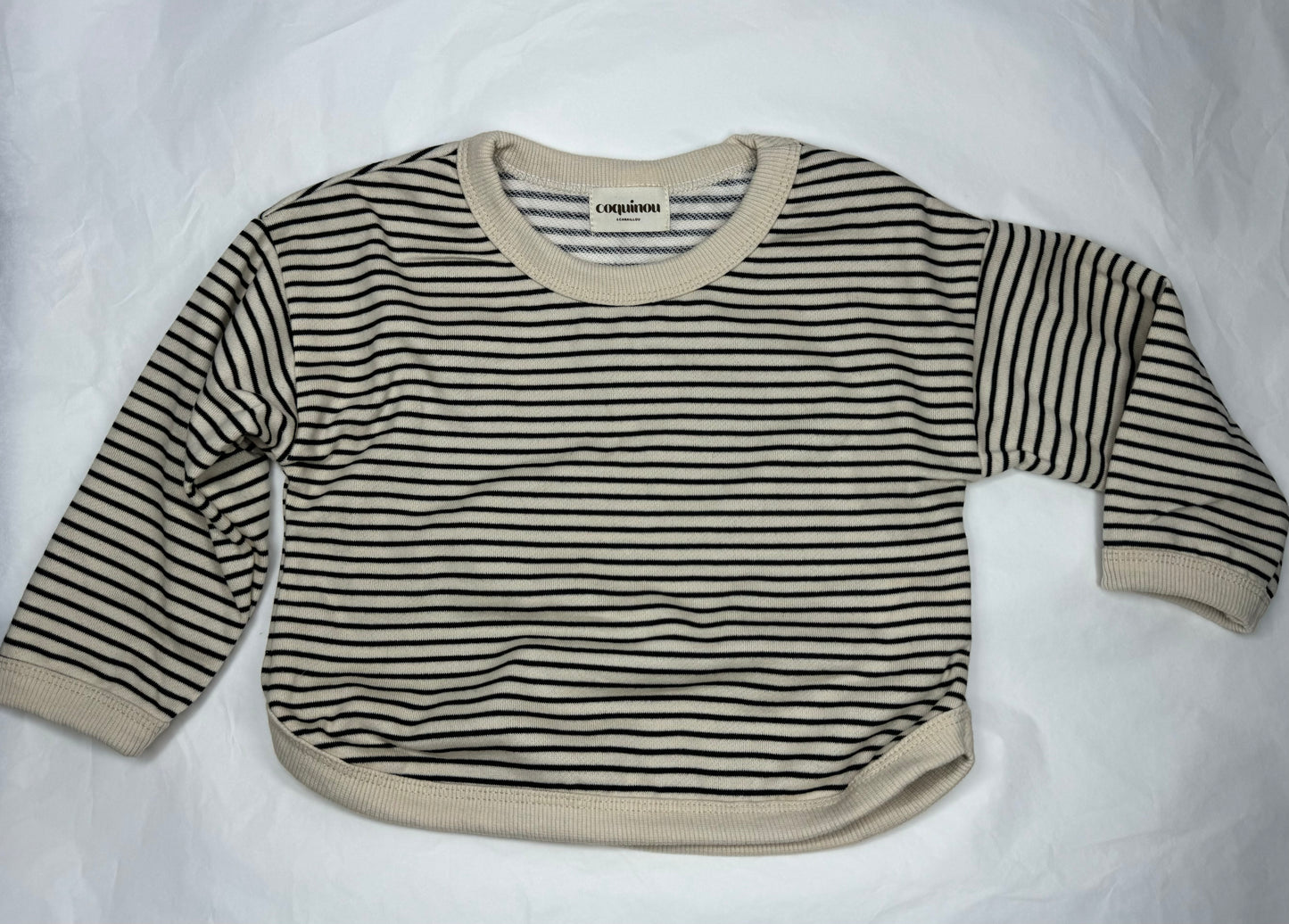 Pull fin à rayures