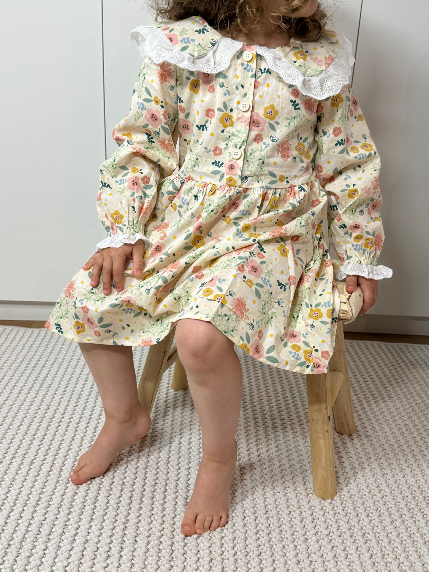 Robe col claudine - LISE