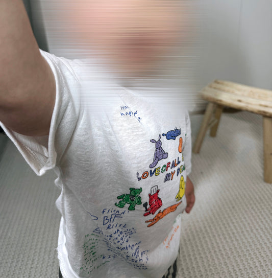 T-shirt - REALFRIENDS - blanc