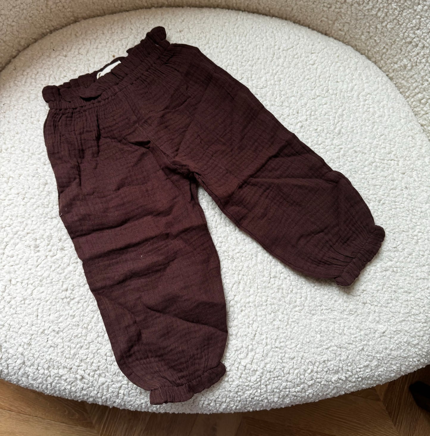 Pantalon en gaze de coton