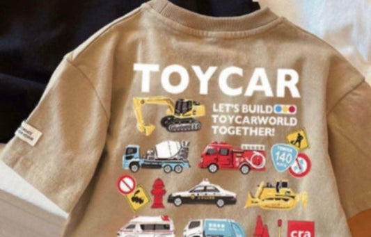 T-shirt TOYCAR - beige