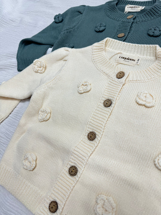 Gilet ROSE - Blanc écru