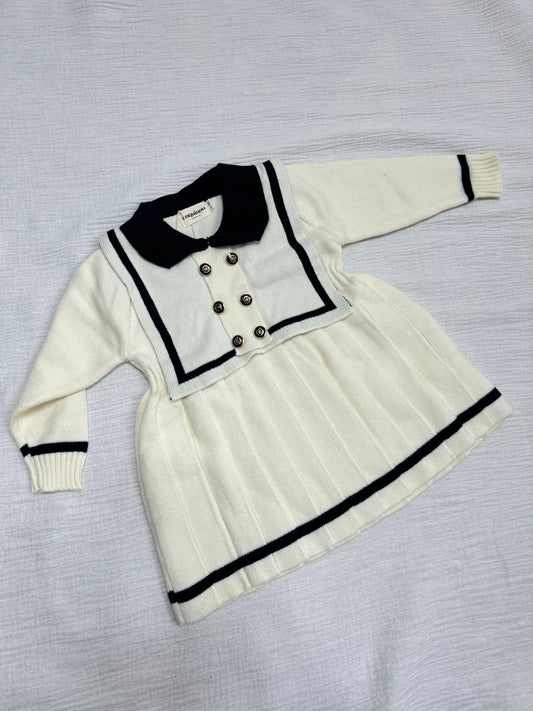 Robe MARINE - Blanche