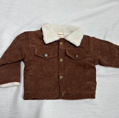 Veste en velours côtelé - Marron