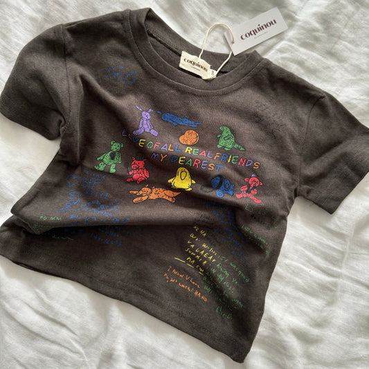 T-shirt - REALFRIENDS - Gris foncé
