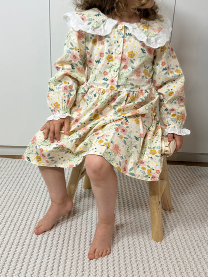 Robe col claudine - LISE
