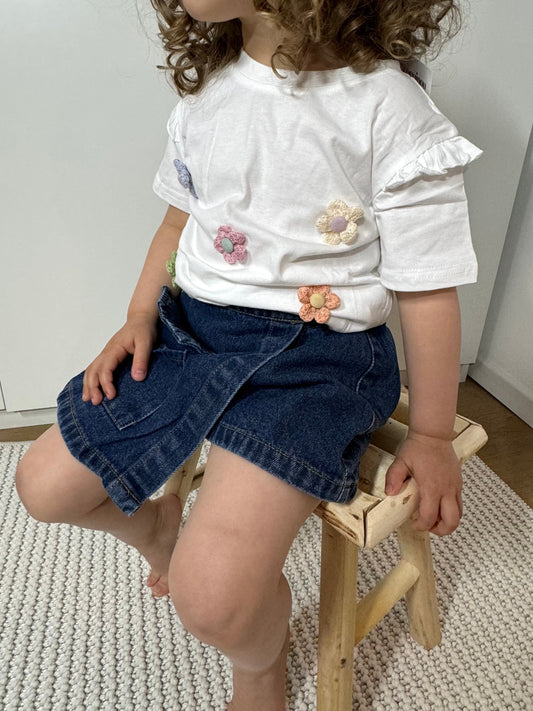 Jupe - short en jean AMA