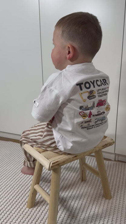T-shirt TOYCAR - blanc