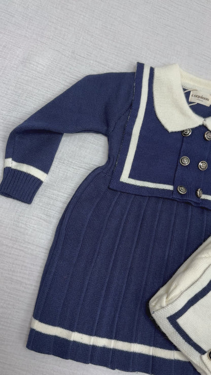 Robe MARINE - Blanche