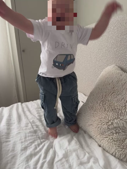 T-shirt - DRIVE Blanc